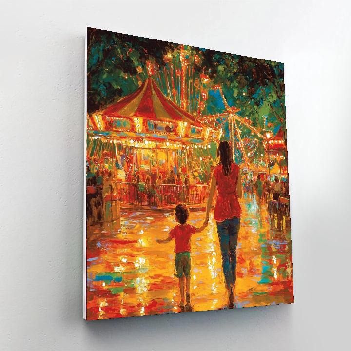 Mom And Me At The Fair Paint By Numbers