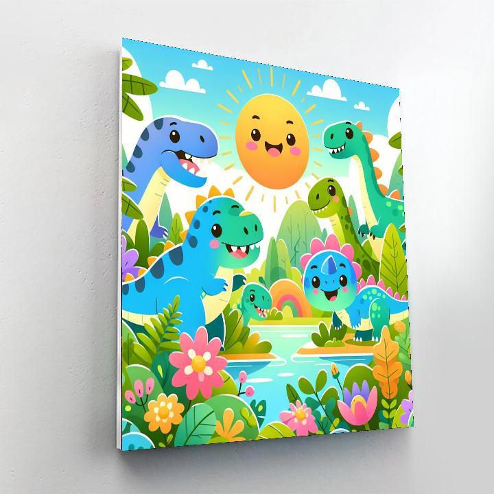 Dino Explorers Club Paint By Numbers Kits