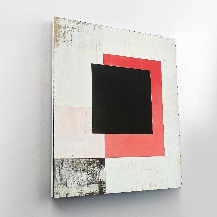 Kazimir Malevich Inspired Structure Of Silence  Paint By Color