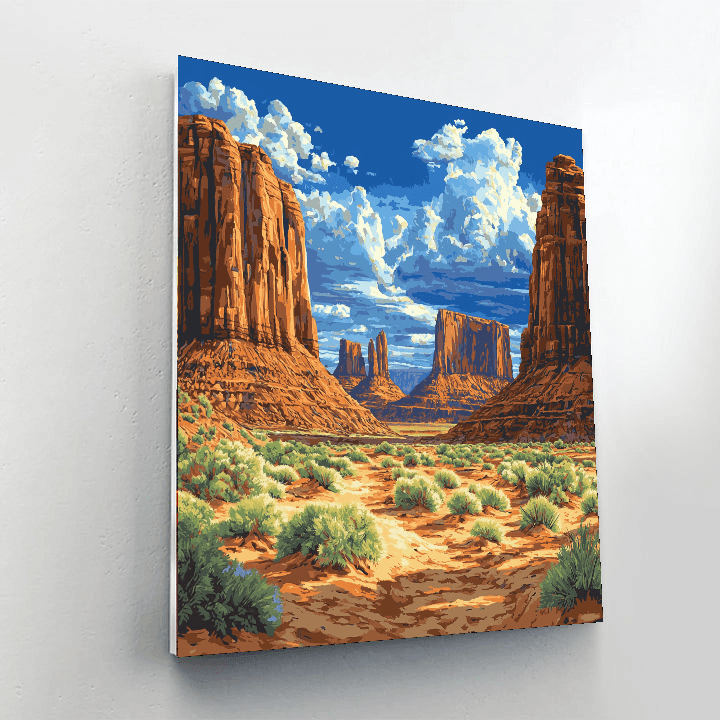 Monument Valley - Arizona Number Painting
