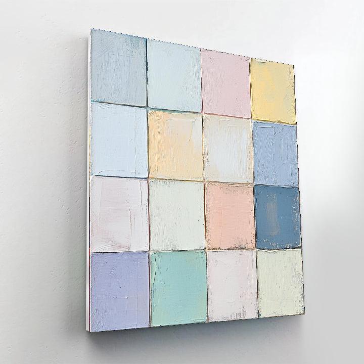 Agnes Martin Inspired Urban Zen  Painting By Numbers Kit