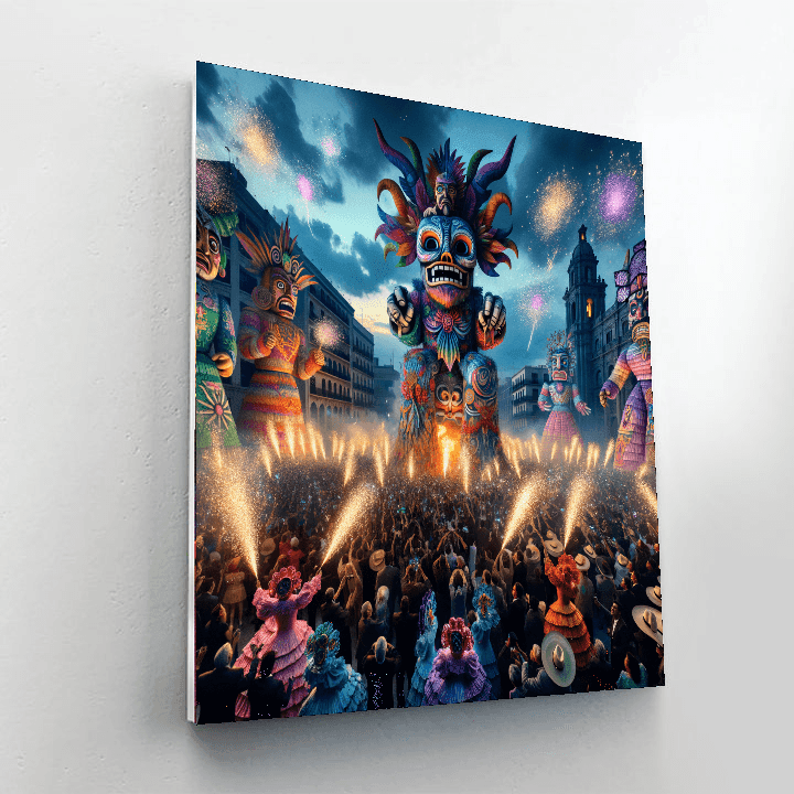 Fallas Festival - Valencia Paint By Color