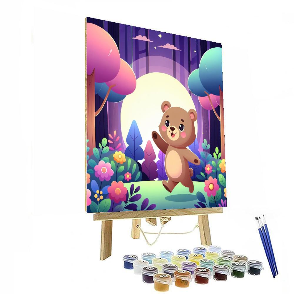Playful Bear Paint By Numbers Kits