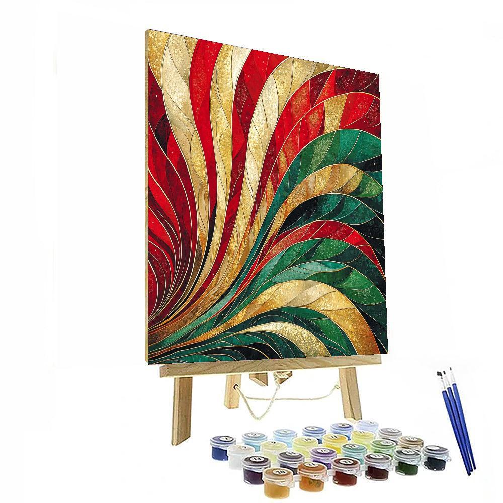 Gustav Klimt Inspired Whirling Patterns  Paint By Numbers Kits