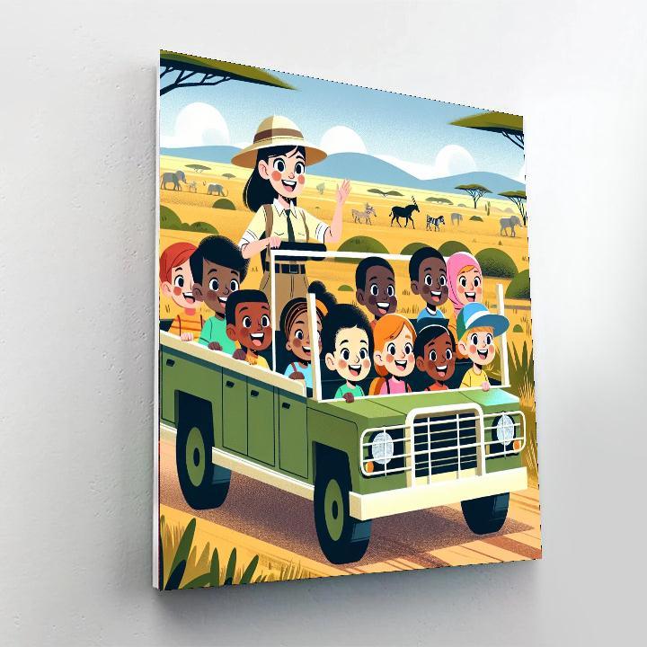 Safari Truck Expedition Paint By Number