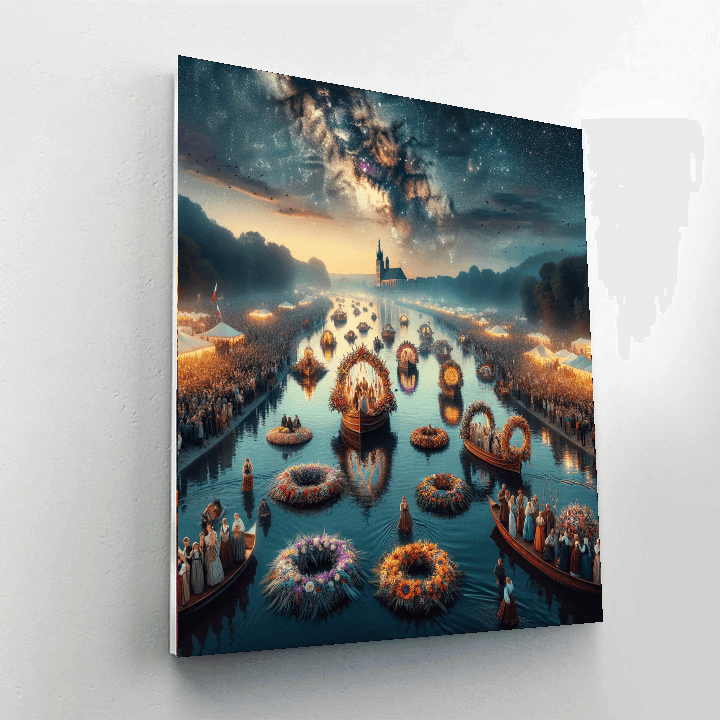 Krakow's Wianki Number Painting