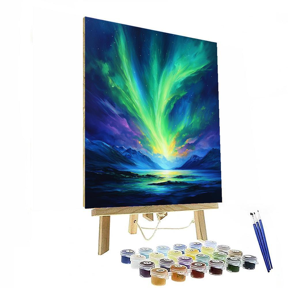John Martin Inspired Auroral Skies  Paint By Number