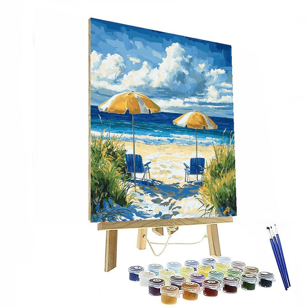 Summer Splash DIY Paint By Numbers