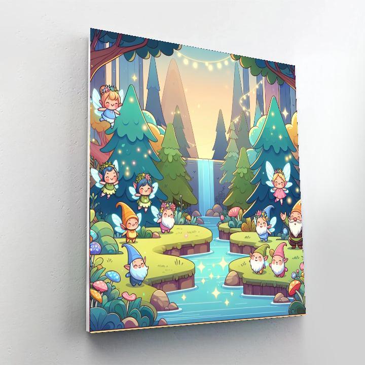Mystic Fairy Tale Forest Numbered Painting Kits
