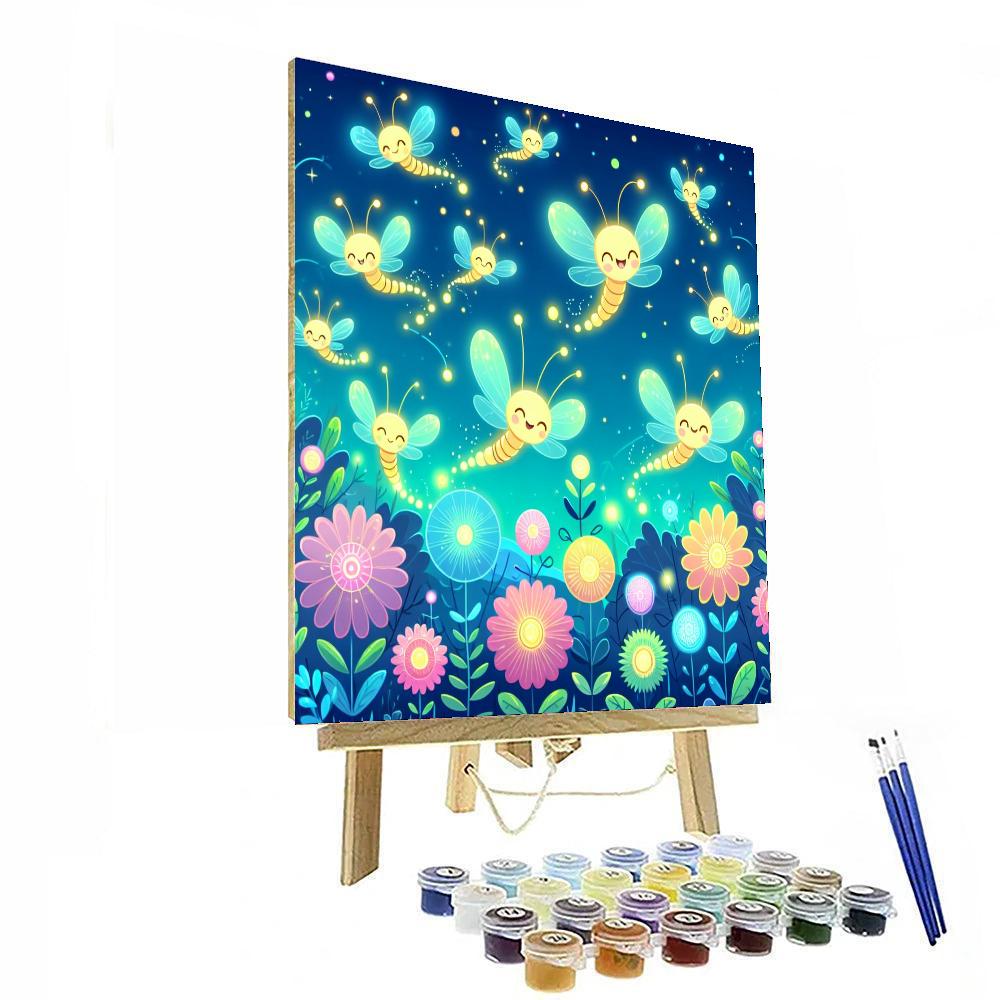 Bright Firefly Festival Numbered Painting Kits