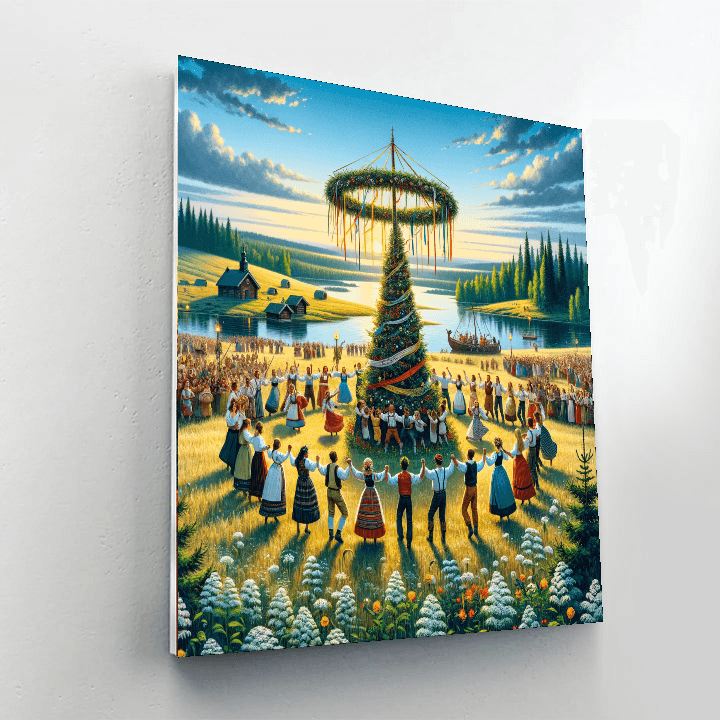 Midsummer Festival - Finland Paint By Number