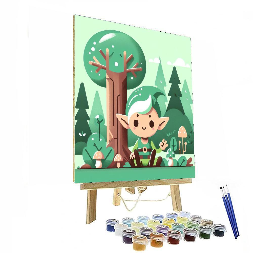 Enchanted Elf Grove Paint By Numbers Kits