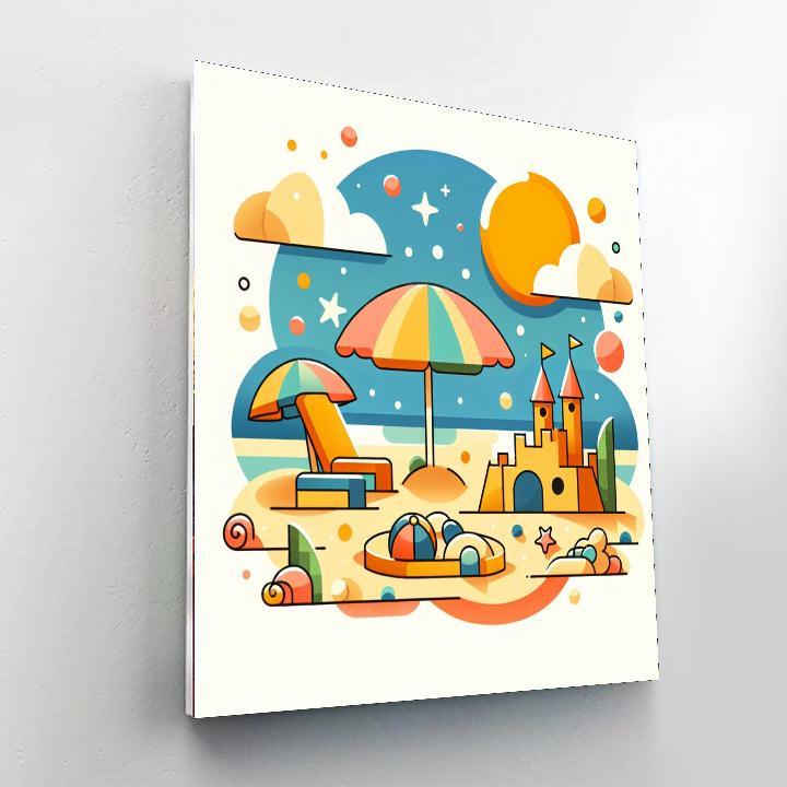 Seaside Getaway Paint By Numbers Art