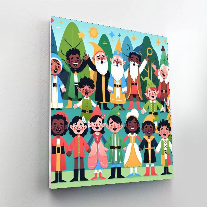 Adventures With Fairytale Friends Paint By Color