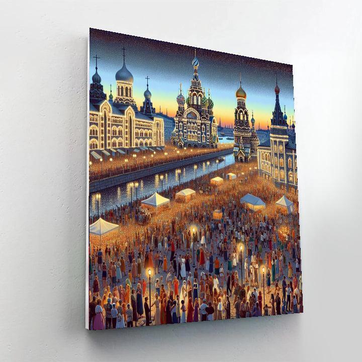 The White Night Festival - Russia Numbered Painting Kits