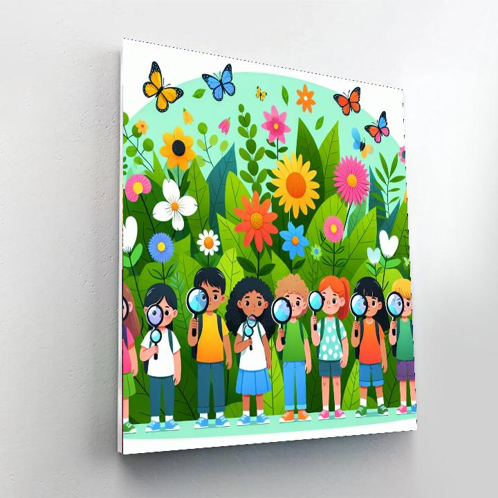 Garden Safari Exploration Number Painting