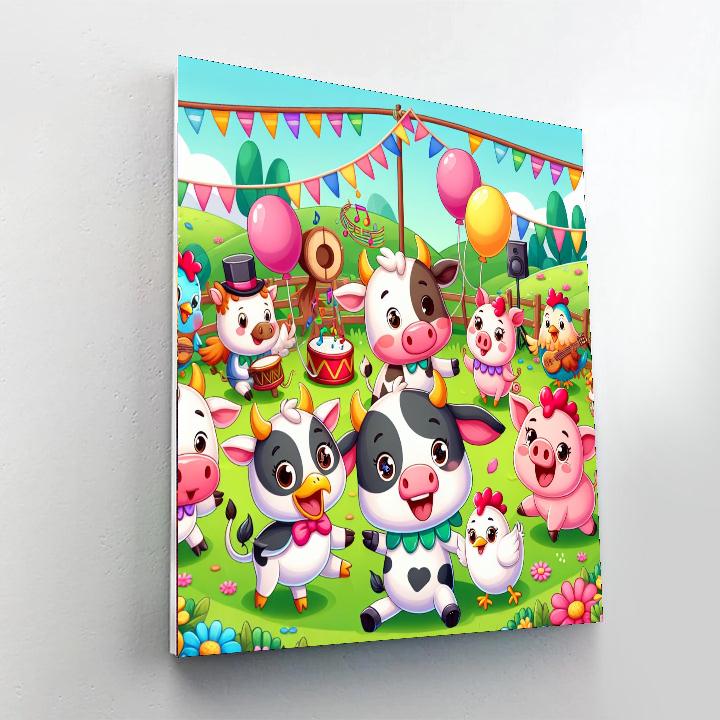 Fabulous Farmyard Fiesta Paint By Numbers