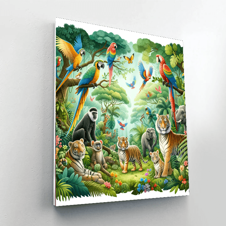 Adventure Jungle Paint By Color