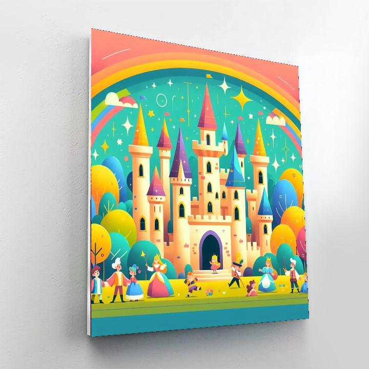Journey To The Enchanted Castle Paint By Numbers Kits