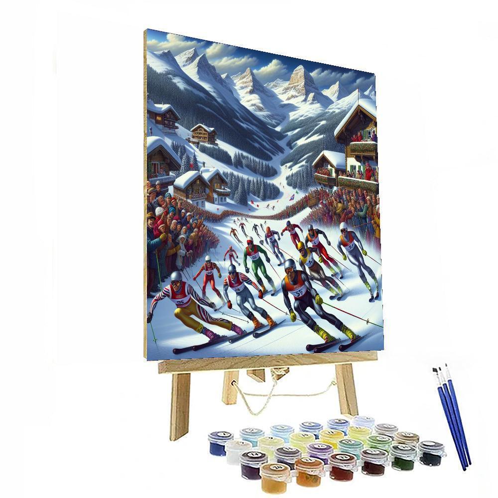 Alpine World Ski Championships - Switzerland Numbered Painting Kits