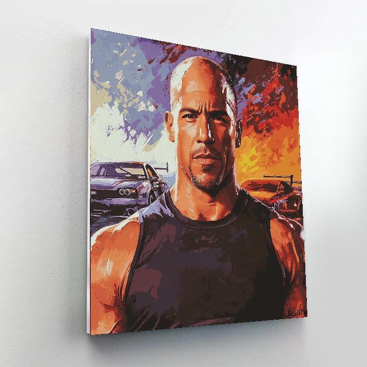 Vin Diesel: The Power Of Dom Toretto Paint By Numbers Kits