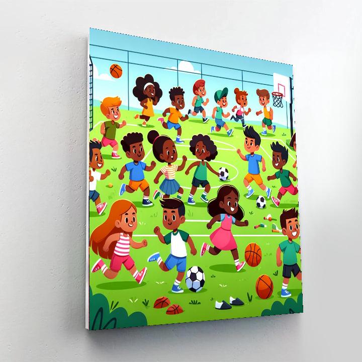 Sports Adventure Extravaganza Paint By Color