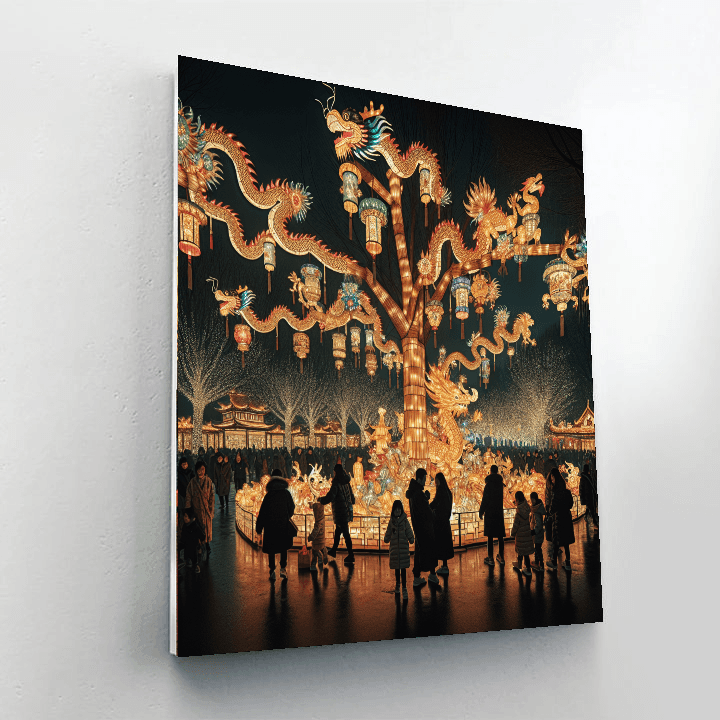 Lantern Festival - China Paint By Numbers Art