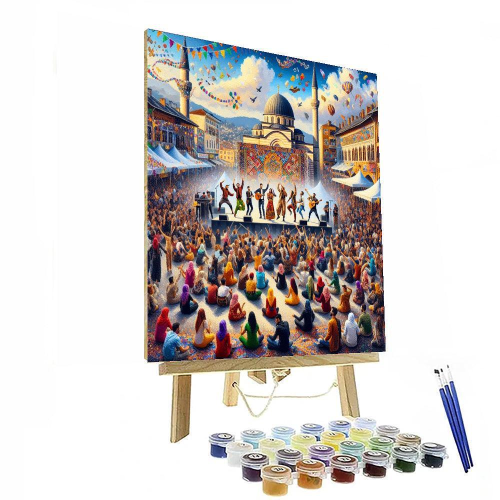 Oslobodjenje Festival - Bosnia And Herzegovina Painting By Numbers Kit