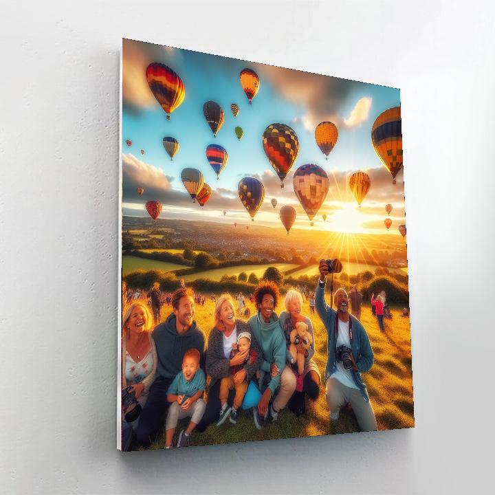 International Hot Air Balloon Fiesta - Uk Paint By Number