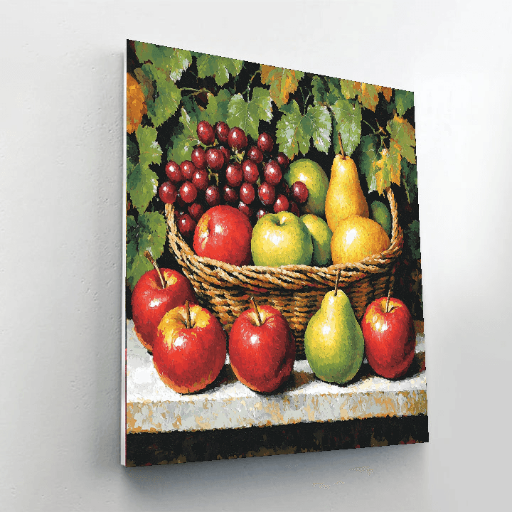 Paul Cézanne Inspired Fruits Of Nature  Numbered Painting Kits