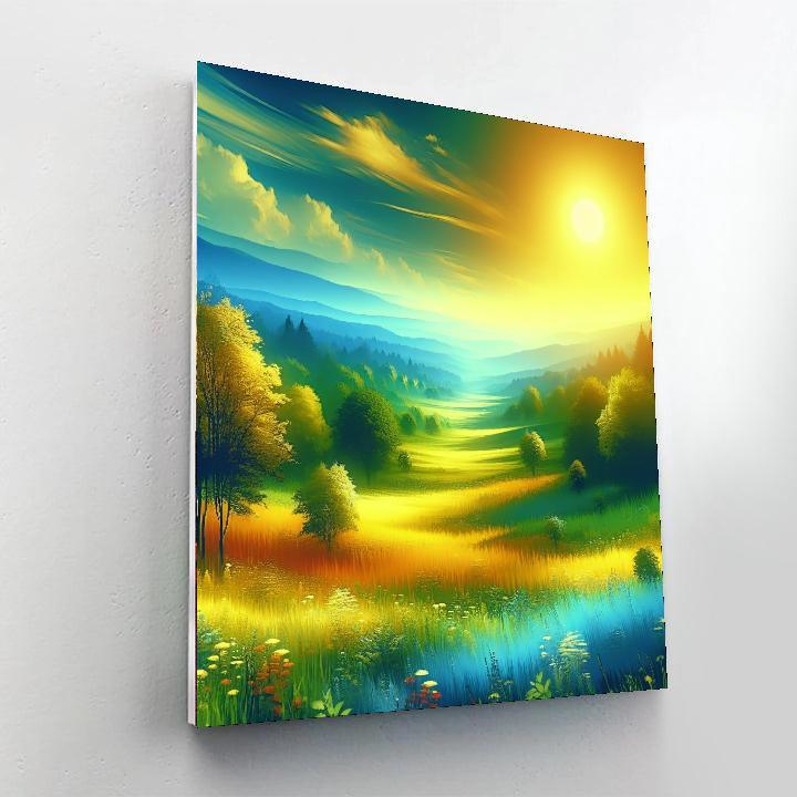 Sunny Escape Painting By Numbers Kit