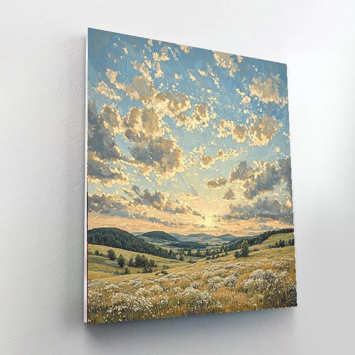 Caspar David Friedrich Inspired Wandering Clouds  Paint By Numbers Kits
