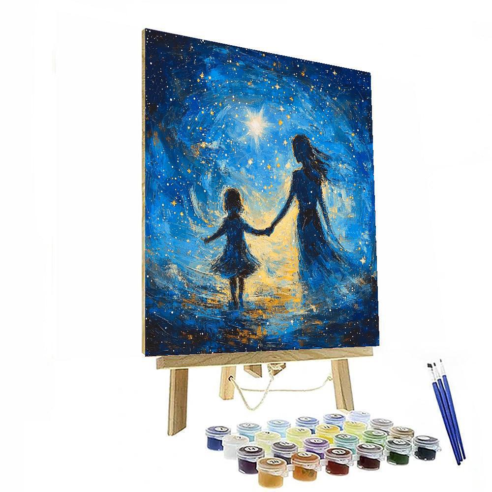 Guiding Stars Of Motherhood Number Painting