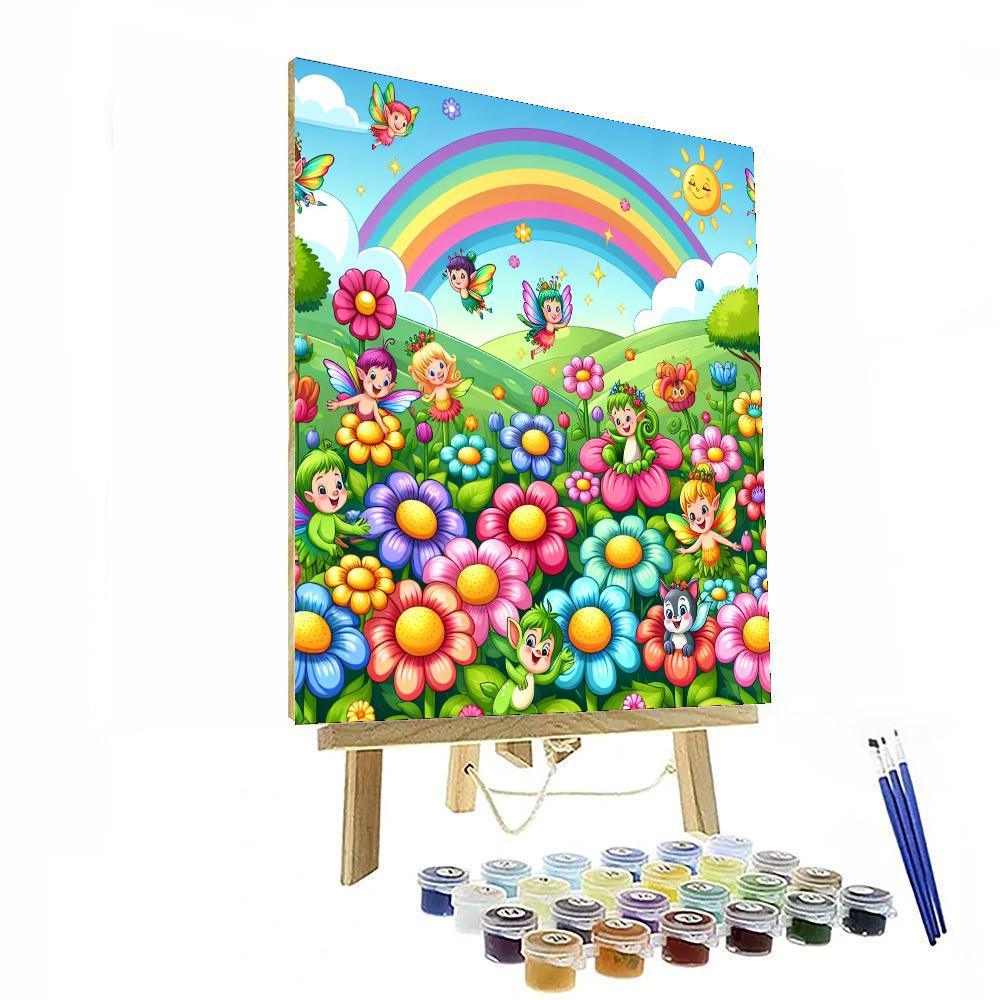 Fairytale Garden Quest Paint By Numbers Art