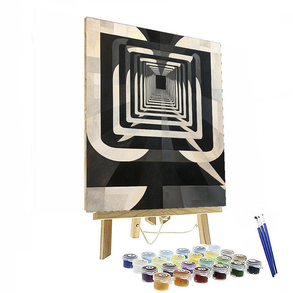 M.C. Escher Inspired Chronicles Of Symmetry  Numbered Painting Kits