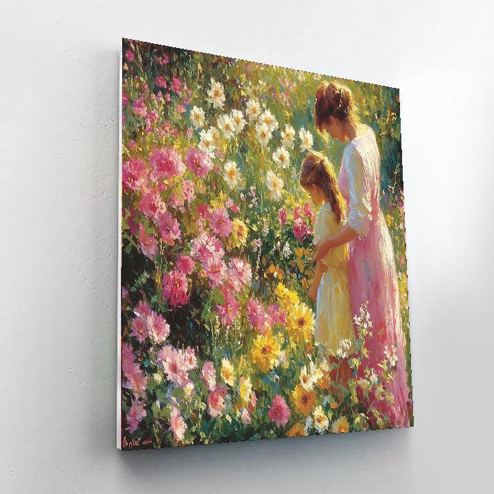 Bouquet Of Memories Number Painting