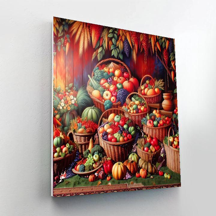Harmonious Harvest Festival Painting By Numbers Kit