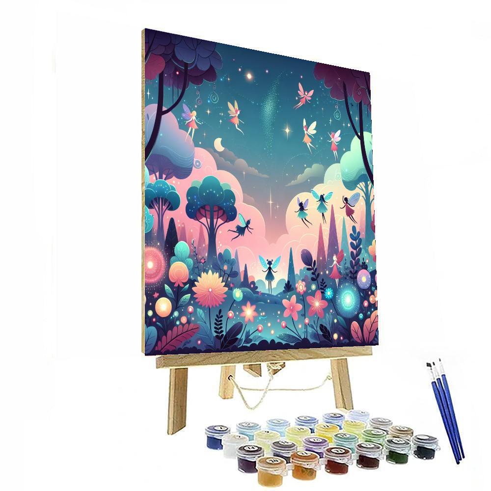 Cheerful Fairy Tale Forest Numbered Painting Kits