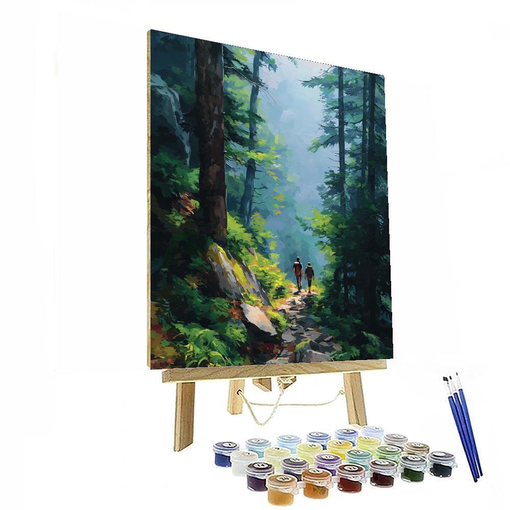 Hiking Hand In Hand Number Painting