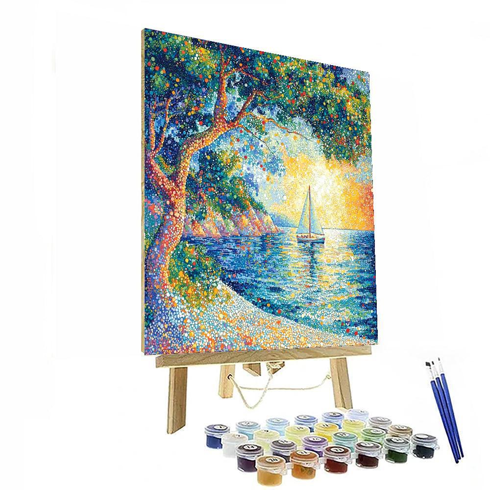 Georges Seurat Inspired Dreamscapes Of Light  Numbered Painting Kits