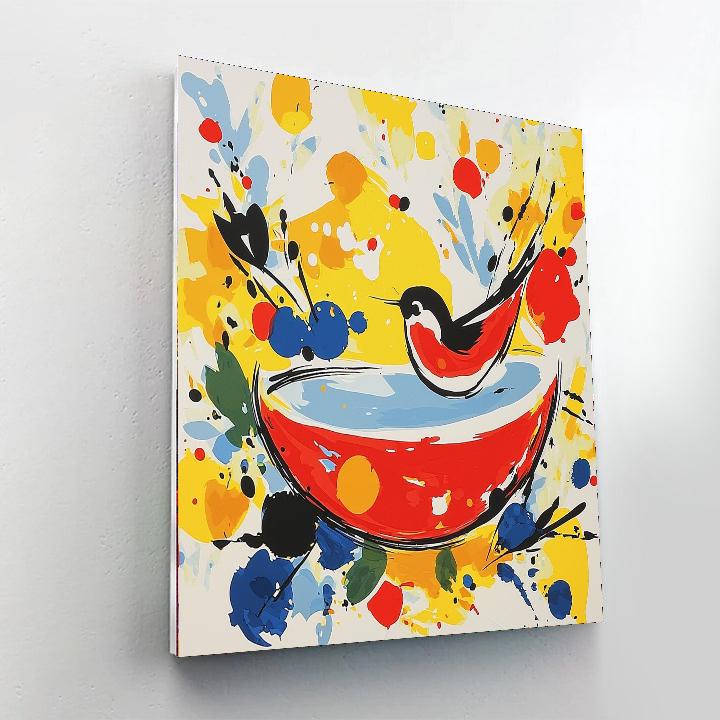 Joan Miró Inspired Radiance Of Colors  Painting Number Kit