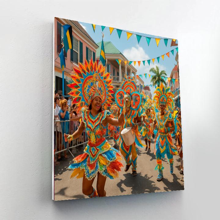 Junkanoo Parade - Nassau DIY Paint By Numbers