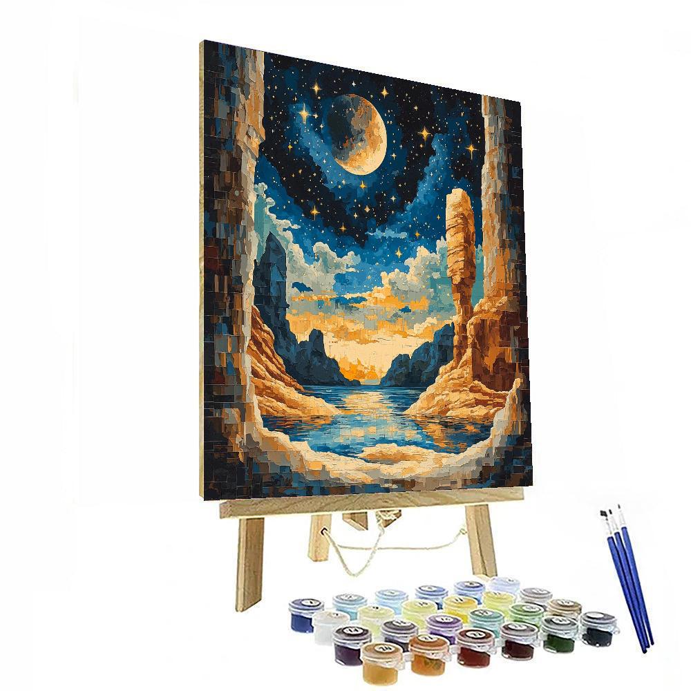 Michelangelo Inspired Eternal Equinox  Paint By Numbers