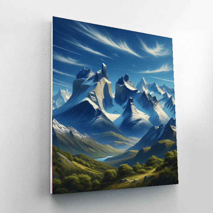 Majestic Mountain Adventure Paint By Number