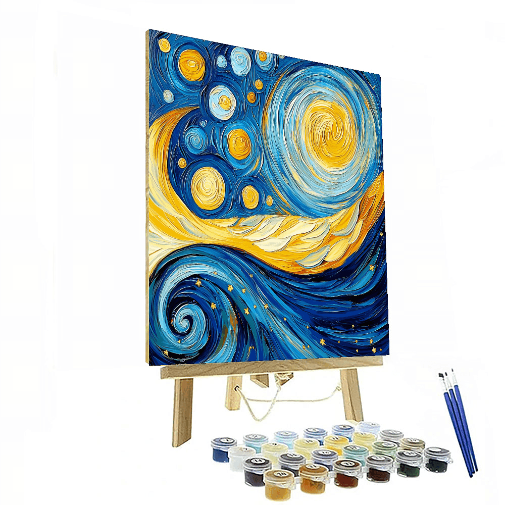 Vincent Van Gogh Inspired Solar Dance  Paint By Numbers