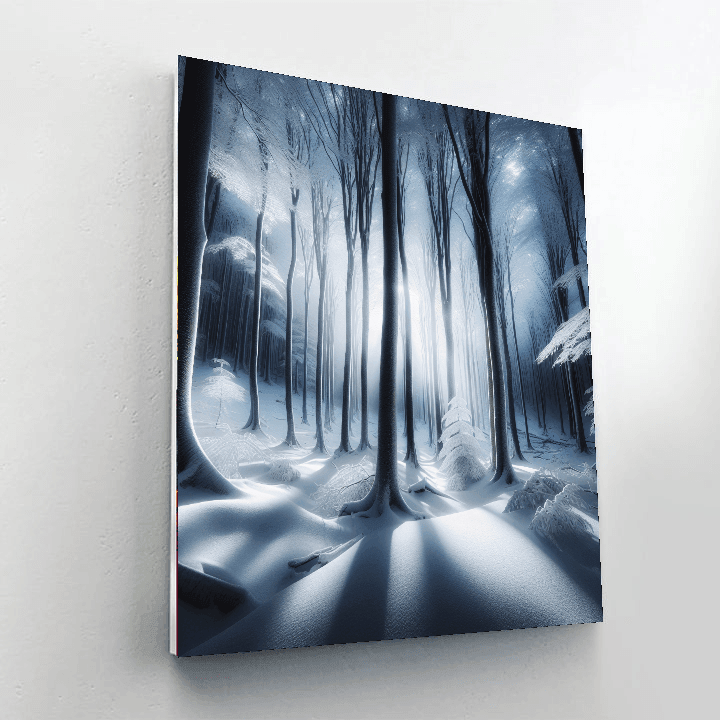 Silent Winter Woods Numbered Painting Kits