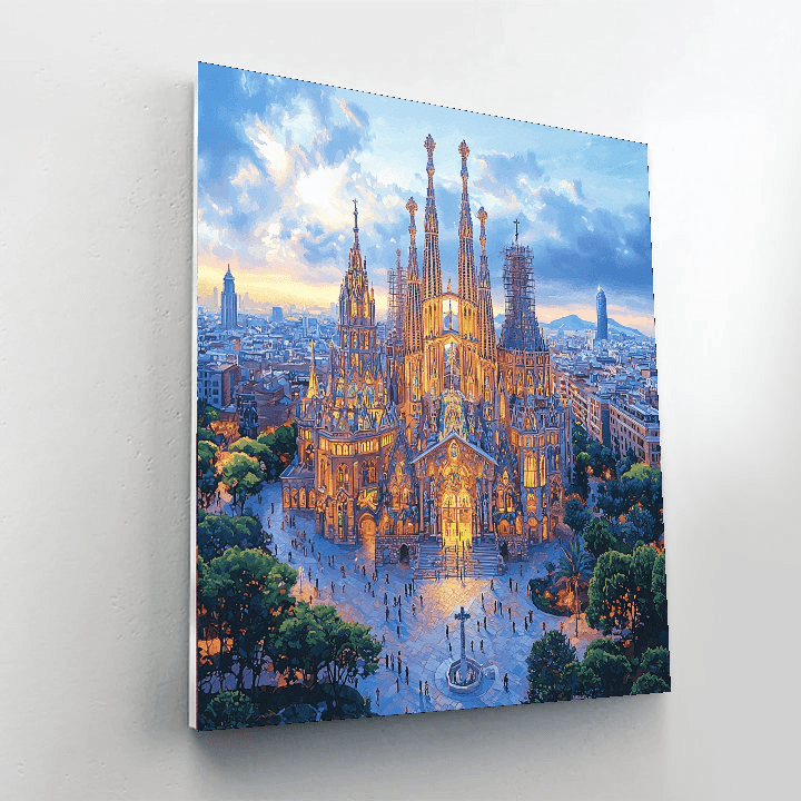 Sagrada Familia Paint By Numbers