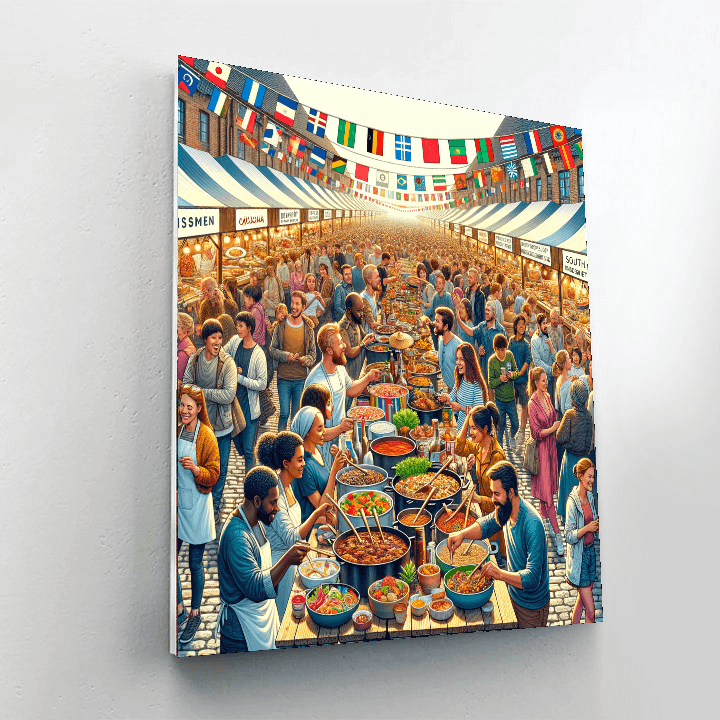 World Food Festival - Denmark Painting By Numbers Kit