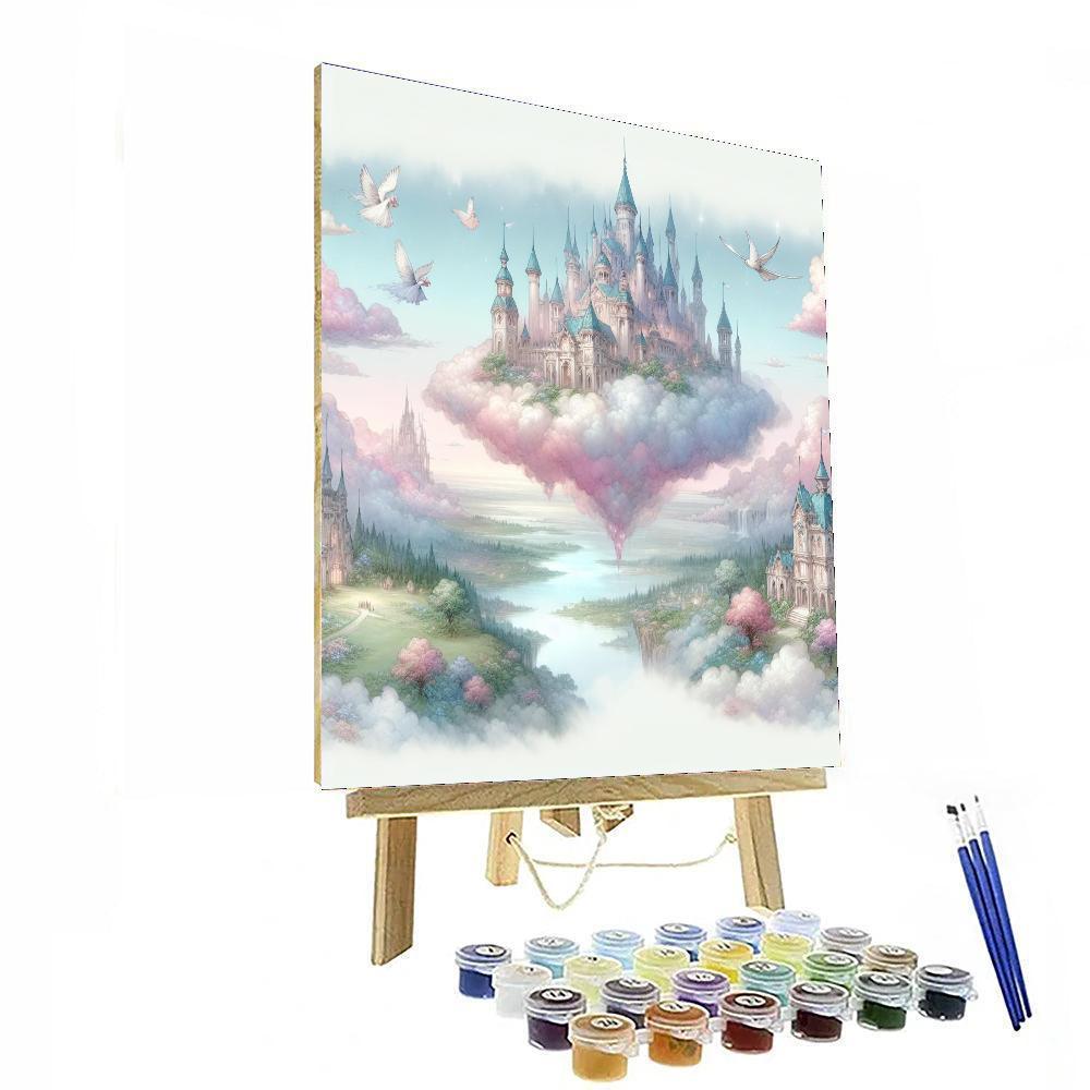 Fantasy Cloud Palace Paint By Number