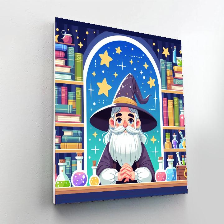 Clever Wizard's Workshop Painting Number Kit